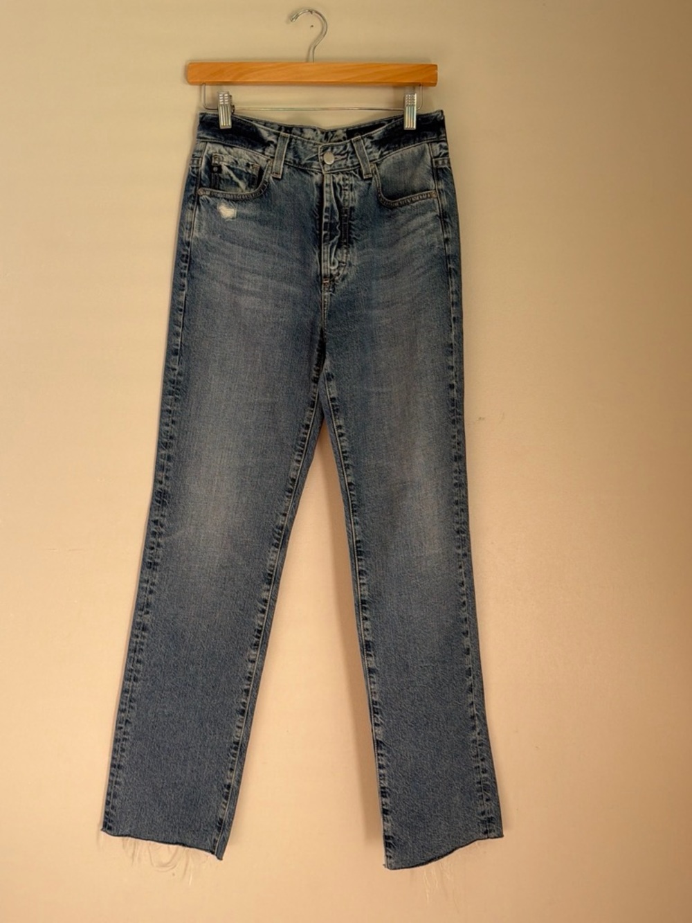 AG Jeans Alexxis Straight High Rise Vintage Jeans